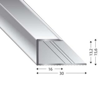 PROFIL ZAK 1-DELNI (V=13MM) 270 CM BRONZ